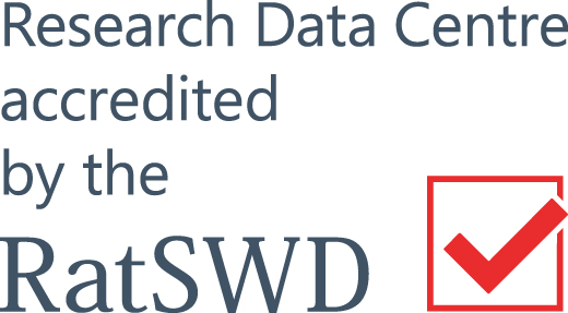 RatSWD logo Research Data Center accredited by German Data Forum.